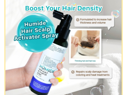 HUMIDE Hair Scalp Activator Spray | Hair Tonic for Scalp Repair & Growth (120 ml)