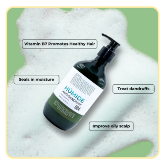 HUMIDE Anti-Dandruff Hair Shampoo | For Oily, Itchy & Combination Scalp (500 ml) - Image 2