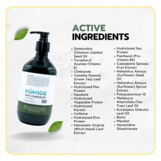 HUMIDE Anti-Dandruff Hair Shampoo | For Oily, Itchy & Combination Scalp (500 ml) - Image 3