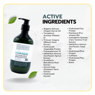 HUMIDE Anti-Hair Loss & Repair Solution Shampoo | Strengthens & Restores Damaged Hair (500 ml) - Image 4