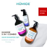 HUMIDE 3 in 1 Combo Hair Shampoo Set | Anti Hair Loss, Dandruff & Softening Shampoo